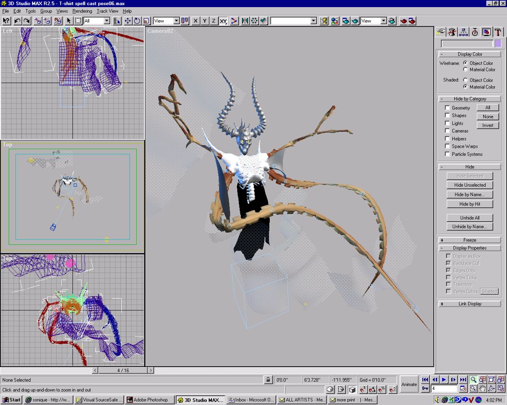 Diablo II Screenshot (Monster Artwork): Mephisto Wireframe