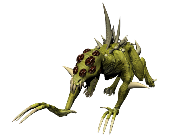 Diablo II Render (Monster Artwork): Sand Leaper