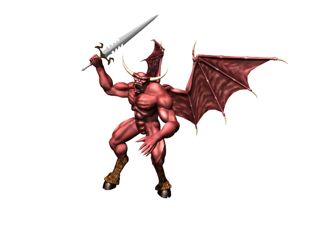 Diablo II Render (Monster Renders): Balrog - Megademon
