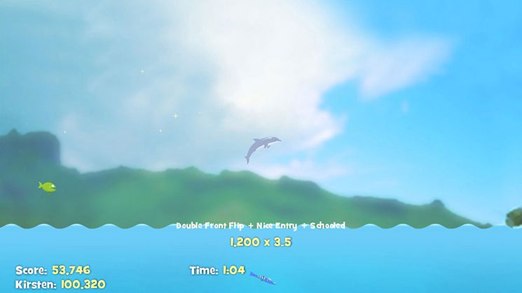 Dolphin Up Screenshot (Nintendo.com)