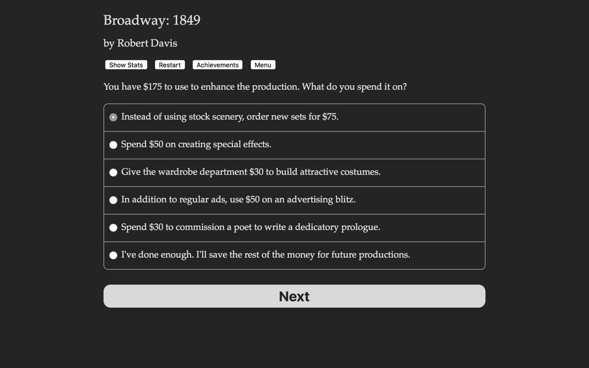 Broadway: 1849 Screenshot (Steam)