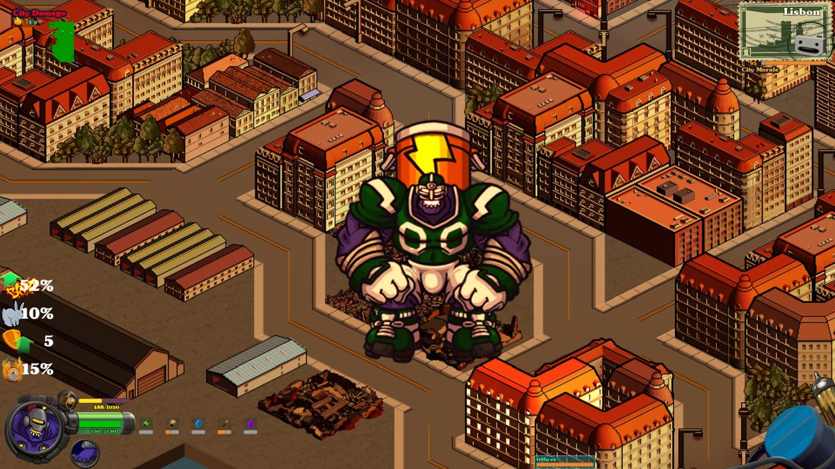 Kaiju-A-GoGo: Quarterback Gordon Screenshot (Steam)