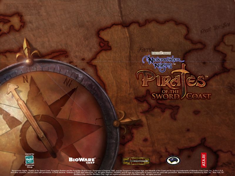 Neverwinter Nights: Pirates of the Sword Coast Wallpaper (Official website, 2005)