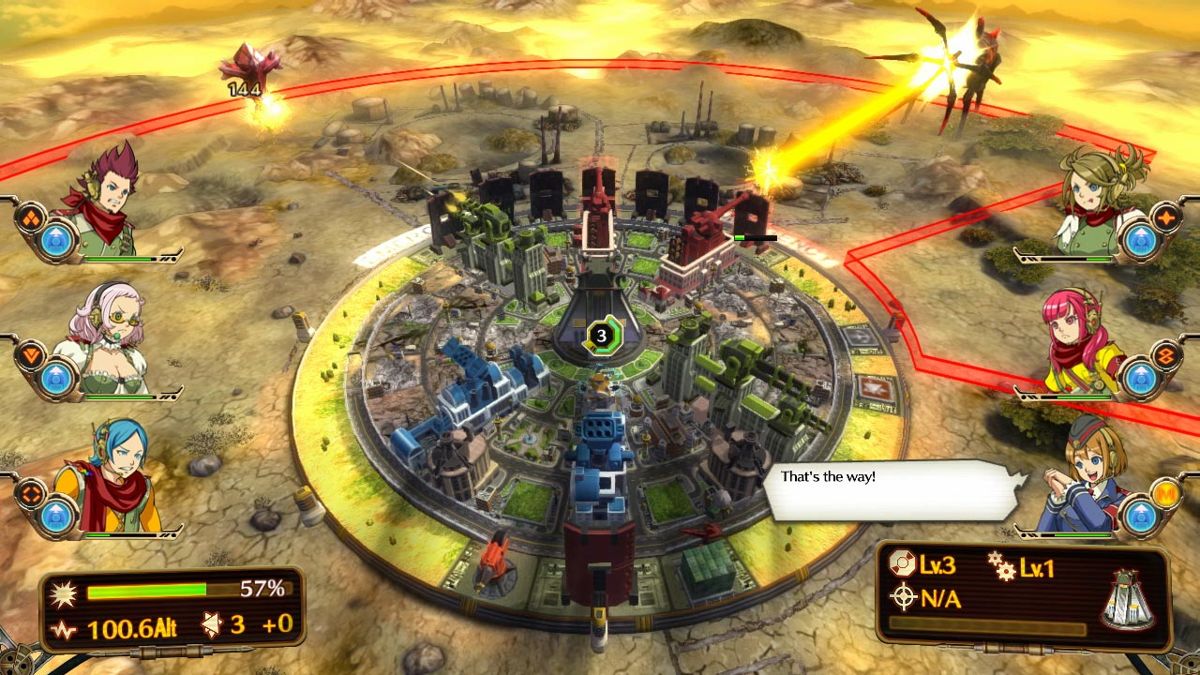 Aegis of Earth: Protonovus Assault Screenshot (PSN (EN-US, PS4) store)