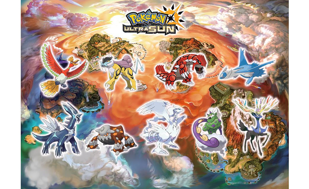 Pokémon Ultra Moon Other (Alola Region): The following Pokémon appear in Pokémon Ultra Sun only: Ho-Oh, Raikou, Groudon, Latios, Dialga, Heatran, Reshiram, Tornadus, Xerneas.
