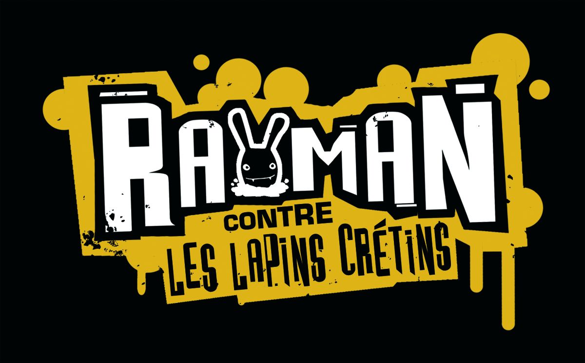 Rayman: Raving Rabbids Logo (Rayman Raving Rabbids Webkit): French Logo (Black)