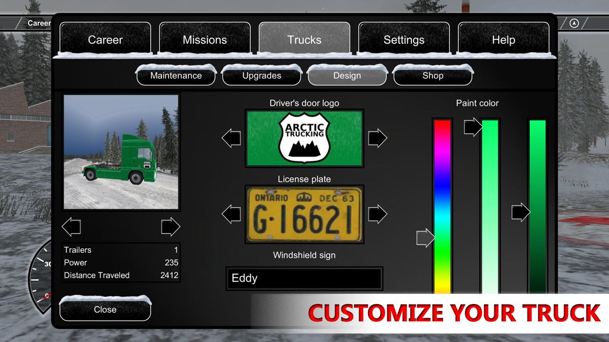 Arctic Trucker Simulator Screenshot (Steam)