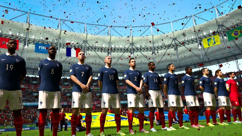 2014 FIFA World Cup Brazil Screenshot (Xbox.com product page): One of the teams