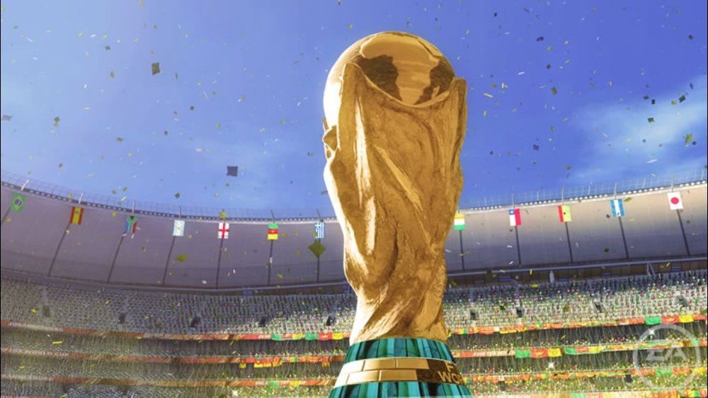 2010 FIFA World Cup South Africa Screenshot (Xbox.com product page): The trophy