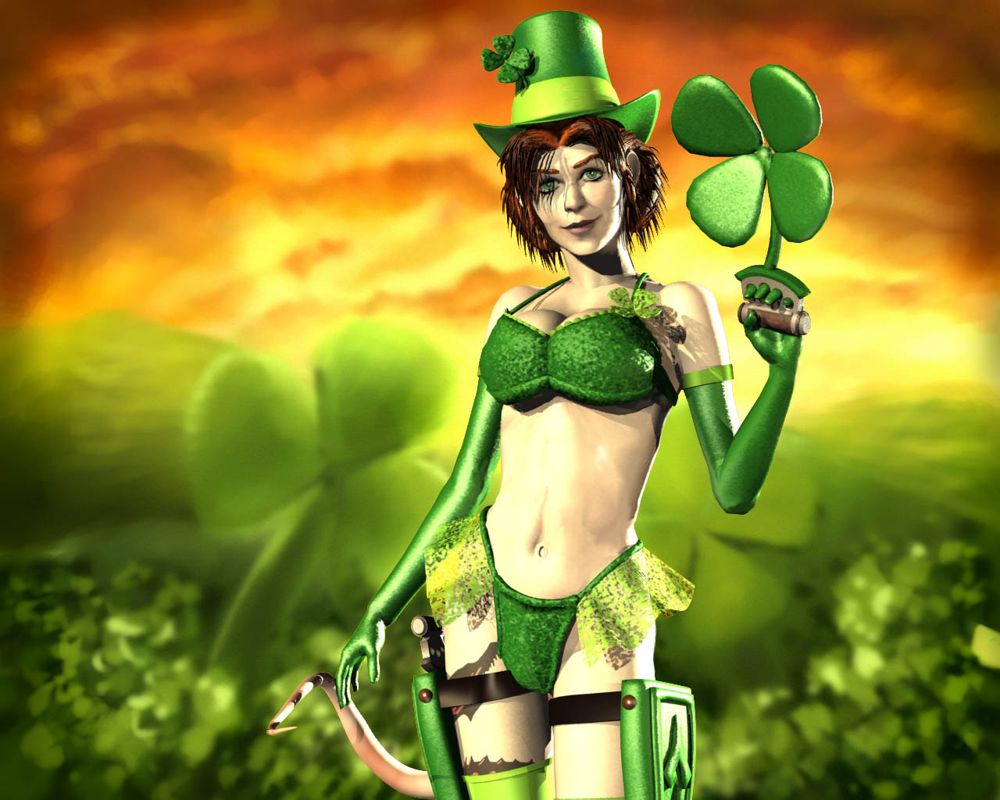 Planescape: Torment Wallpaper (Planescape-Torment.com - Wallpapers): Power Action Leprechaun Annah And to celebrate even further, we've put up a nice Wallpaper of Leprechaun Annah for your viewing pleasure: