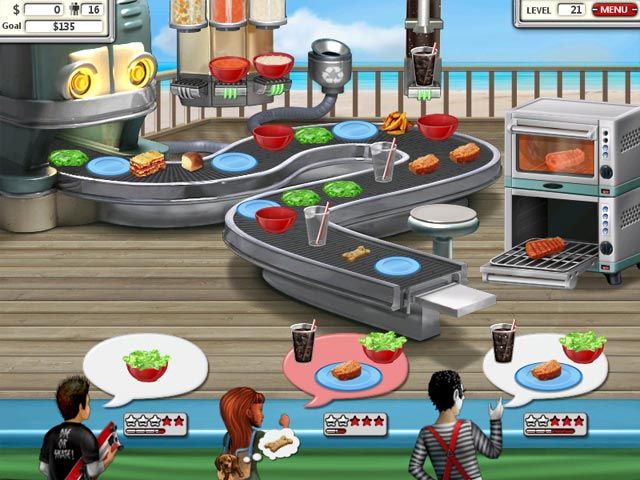 Burger Shop 2 Screenshot (Big Fish Games screenshots)
