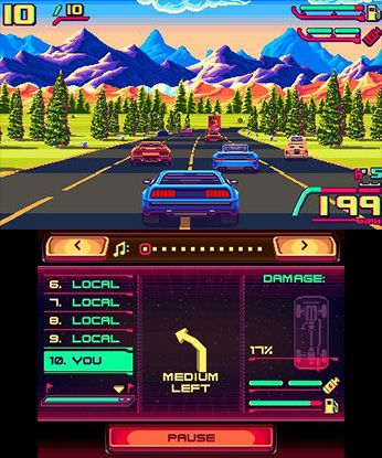 80's Overdrive Screenshot (Nintendo.com)