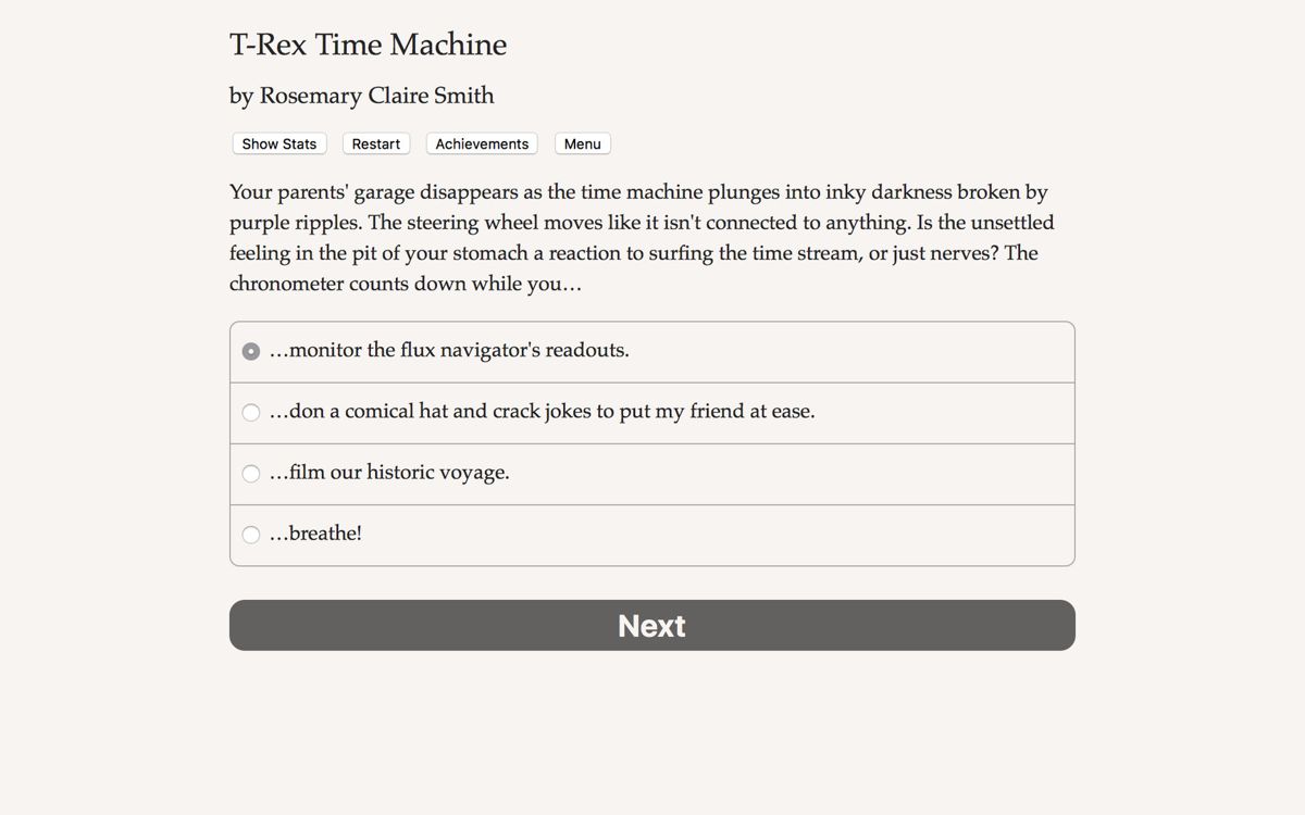 T-Rex Time Machine Screenshot (Steam)