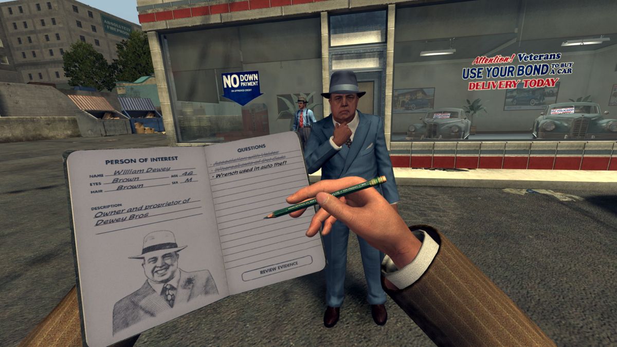 L.A. Noire: The VR Case Files Screenshot (Steam)