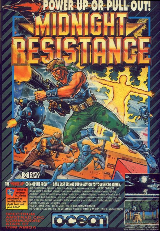 Midnight Resistance Magazine Advertisement (Magazine Advertisements): CU Amiga Magazine (UK) Issue #6 (August 1990). Courtesy of the Internet Archive. Page 31