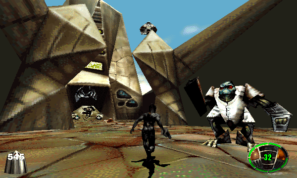 MDK Screenshot (Demo v3.0, 1997-04-02)