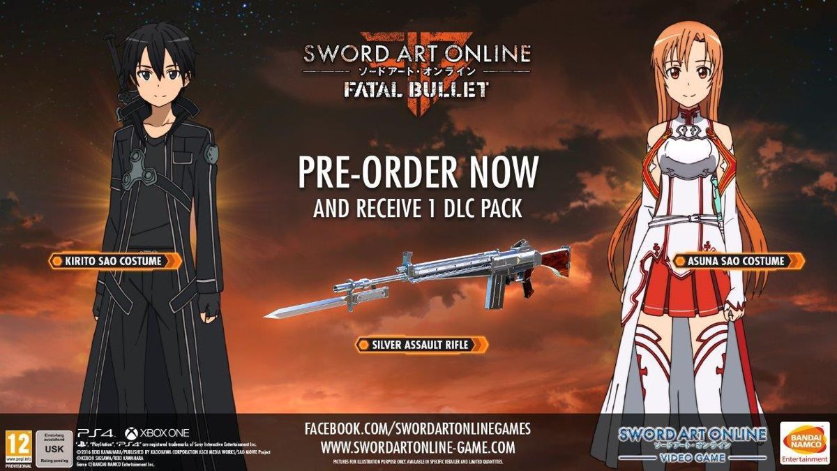 Sword Art Online: Fatal Bullet (Collector's Edition) Other (Promo Art, February 2018)