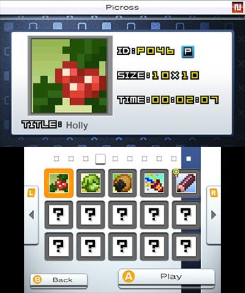 Picross e8 Screenshot (Nintendo.com)