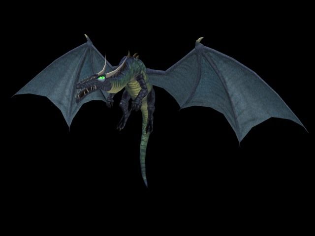 Rage of Mages Render (Monolith FTP server, 1998): Dragon