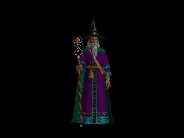 Rage of Mages Render (Monolith FTP server, 1998): Mage