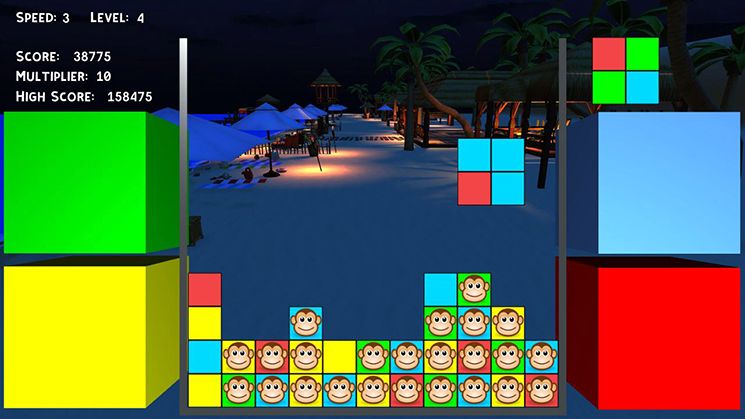 Puzzle Monkeys Screenshot (Nintendo.com)