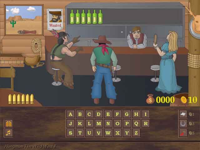 Hangman The Wild West II: Billy's Adventure Screenshot (From an archived eGames product page (2004))