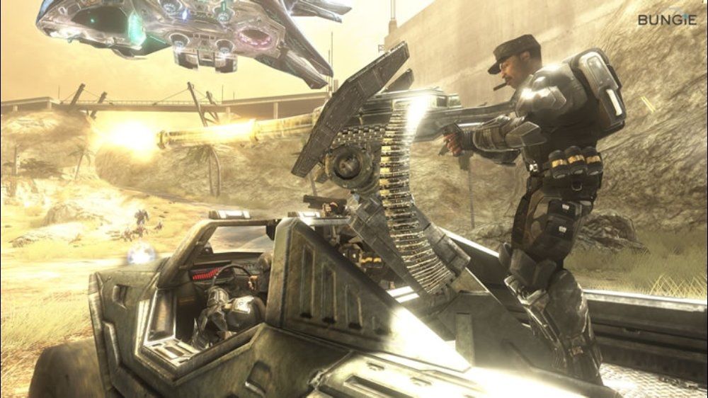 Halo 3: ODST Screenshot (Xbox.com product page): Using the warthog