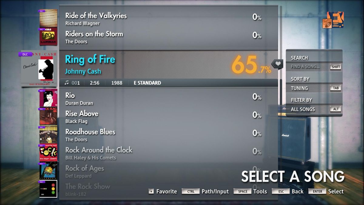 Rocksmith: All-new 2014 Edition - Johnny Cash: Ring of Fire Screenshot (Steam)