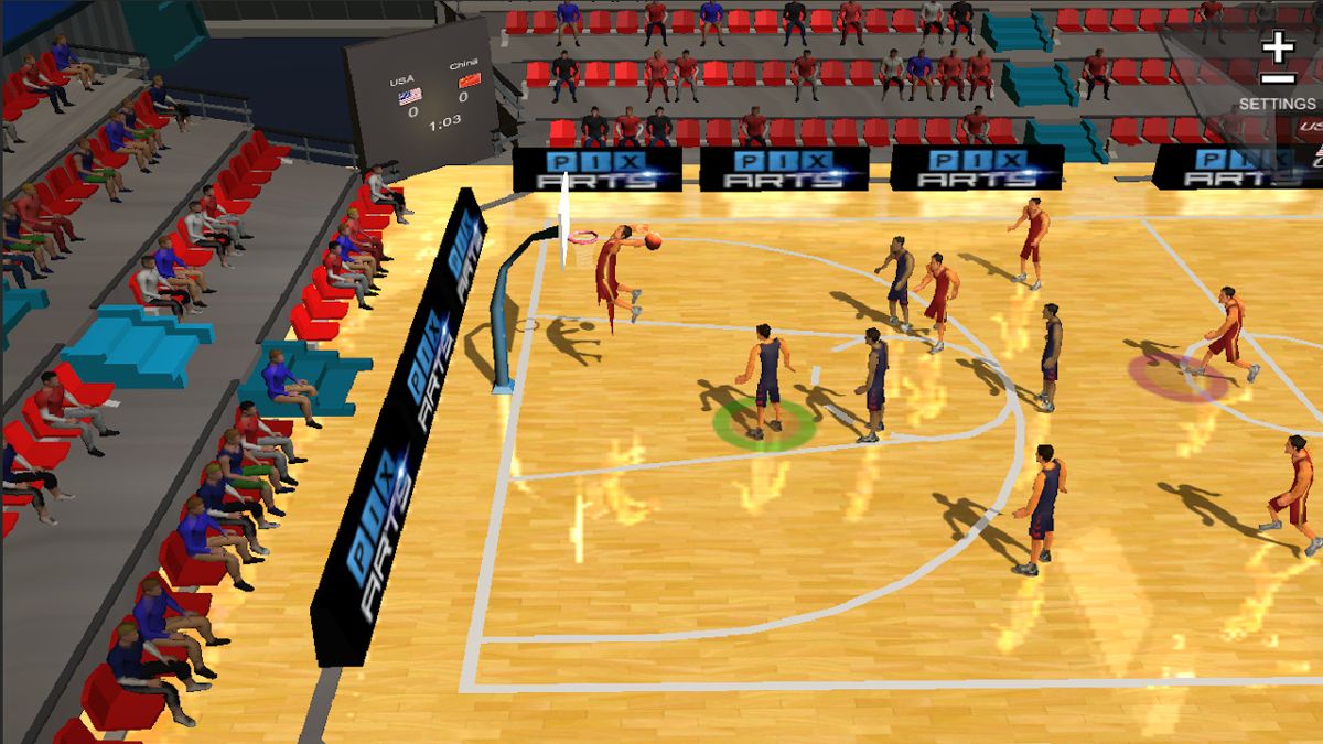 Olympic Basketball Screenshot (Nintendo.com.au)