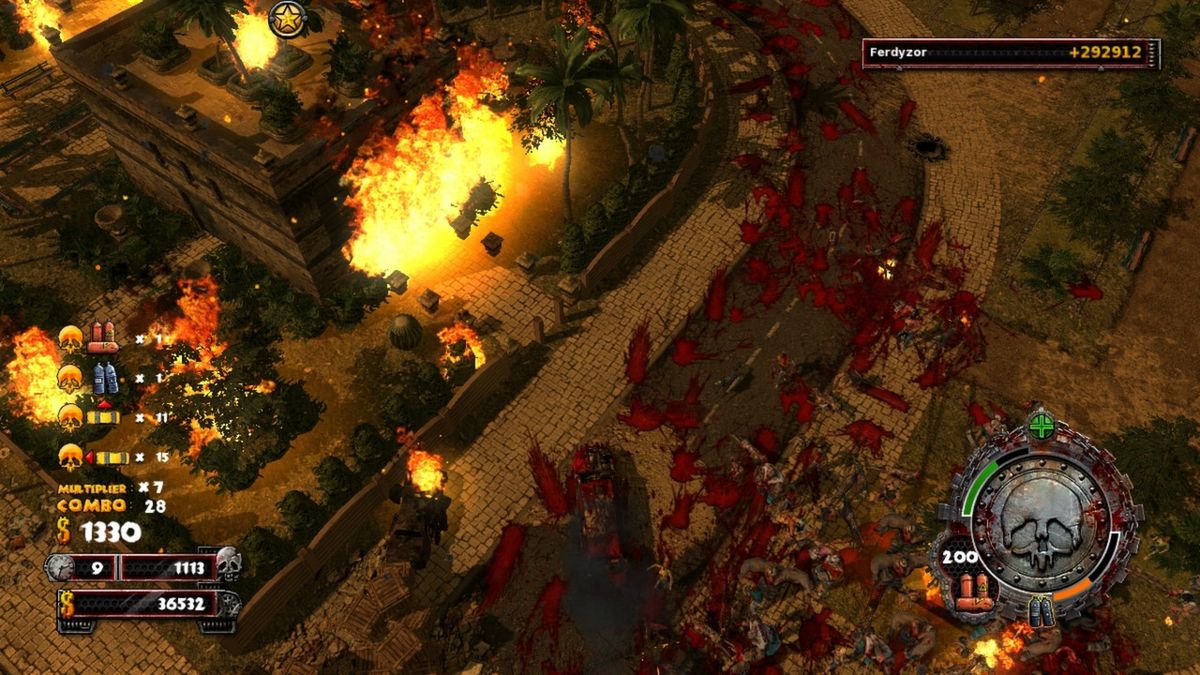 Zombie Driver HD: Burning Garden of Slaughter Screenshot (Steam screenshots)