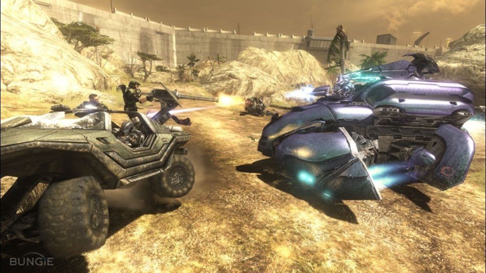 Halo 3: ODST Screenshot (Xbox.com product page): Warthog vs Wraith