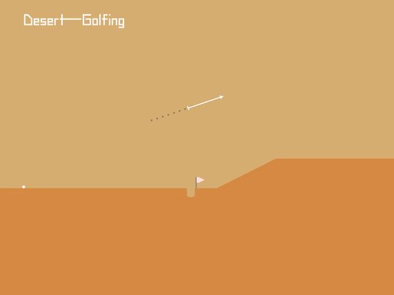 Desert Golfing Screenshot (iTunes Store)