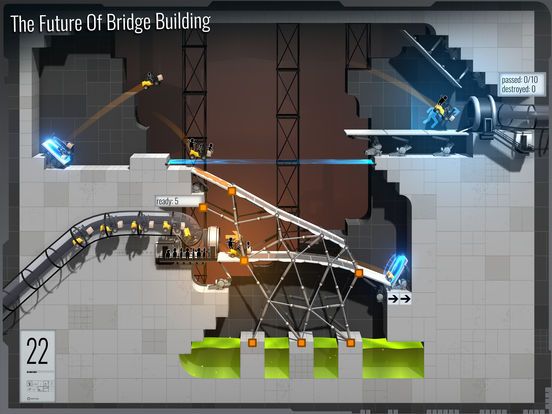 Bridge Constructor: Portal Screenshot (iTunes Store)