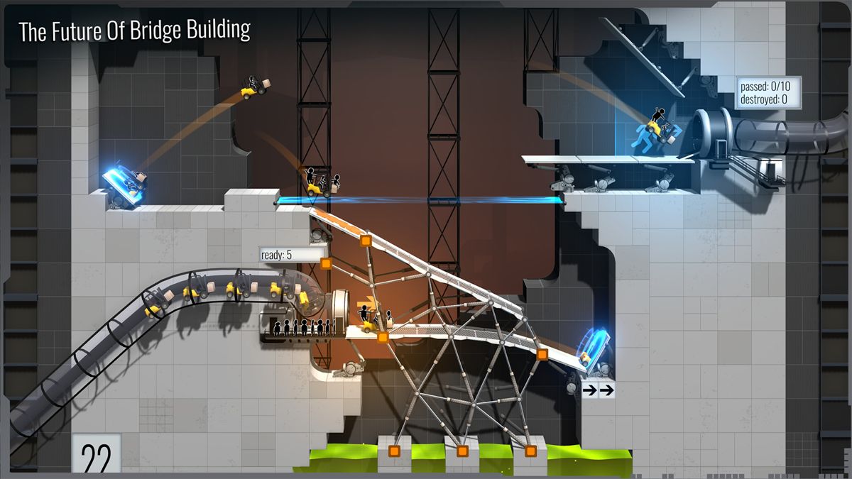 Bridge Constructor: Portal Screenshot (Google Play)