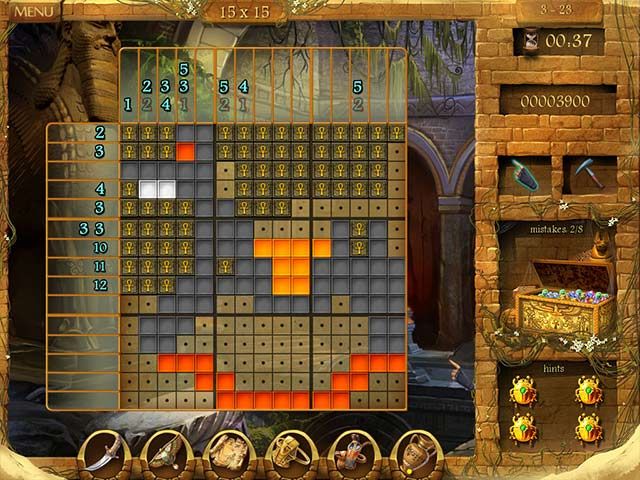 Arizona Rose and the Pharaohs' Riddles Screenshot (Big Fish Games screenshots)