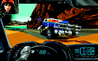 Carmageddon Screenshot (Next Generation Online preview, 1997-04-02): Skidding car