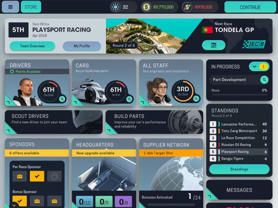 Motorsport Manager Mobile 3 Screenshot (iTunes Store)