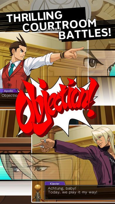 Apollo Justice: Ace Attorney Screenshot (iTunes Store)