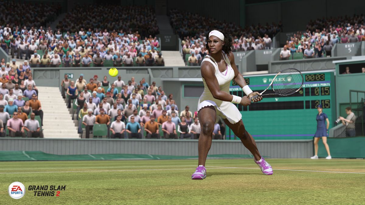 Grand Slam Tennis 2 Screenshot (<a href="http://www.ea.com/grand-slam-tennis-2/images">official website</a> (ea.com/grand-slam-tennis-2) - July 2016): Serena Williams Backhand