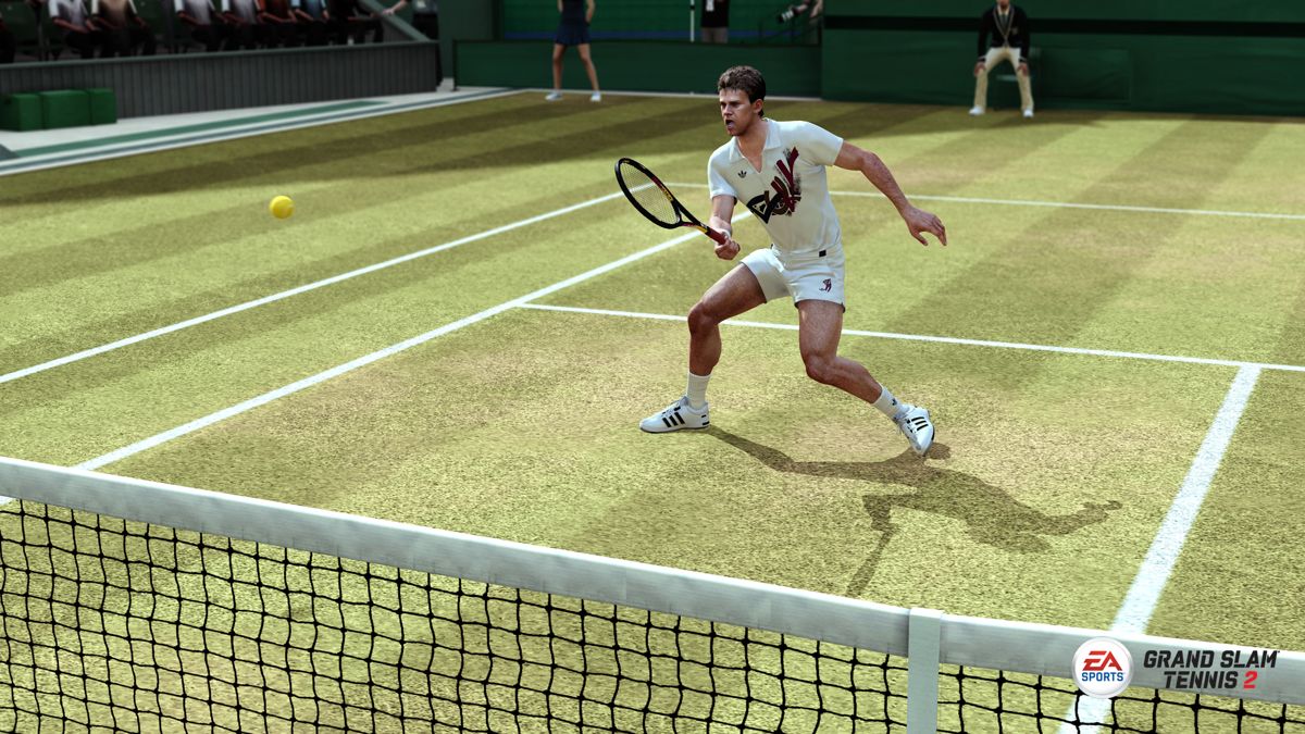 Grand Slam Tennis 2 Screenshot (<a href="http://www.ea.com/grand-slam-tennis-2/images">official website</a> (ea.com/grand-slam-tennis-2) - July 2016): Edberg Volley