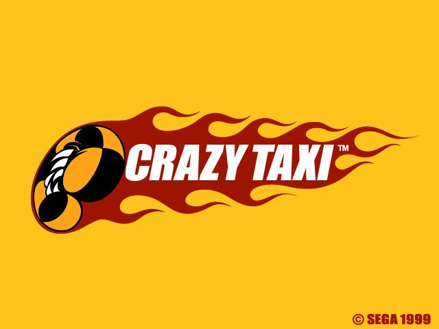 Crazy Taxi Logo (SEGA Dreamcast Press Kit 2000)