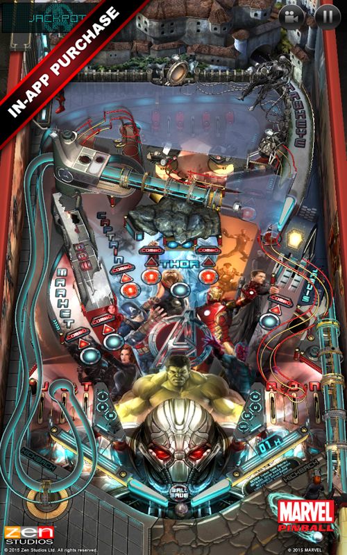 Zen Pinball: Marvel's The Avengers Screenshot (Google Play)