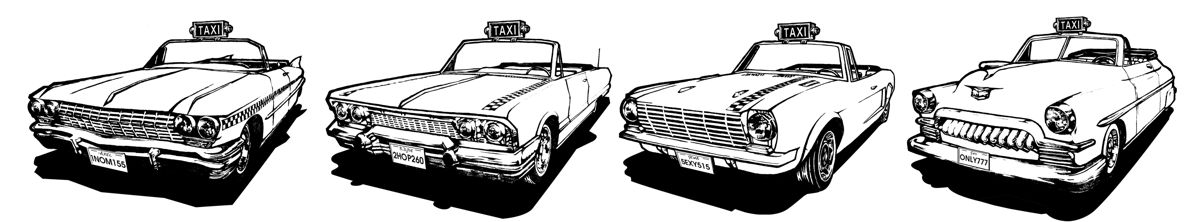 Crazy Taxi Concept Art (SEGA Dreamcast Press Kit 2000)