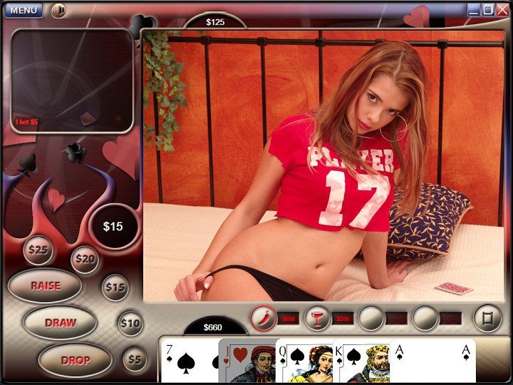 Video Strip Poker Supreme Screenshot (Official website screenshots)