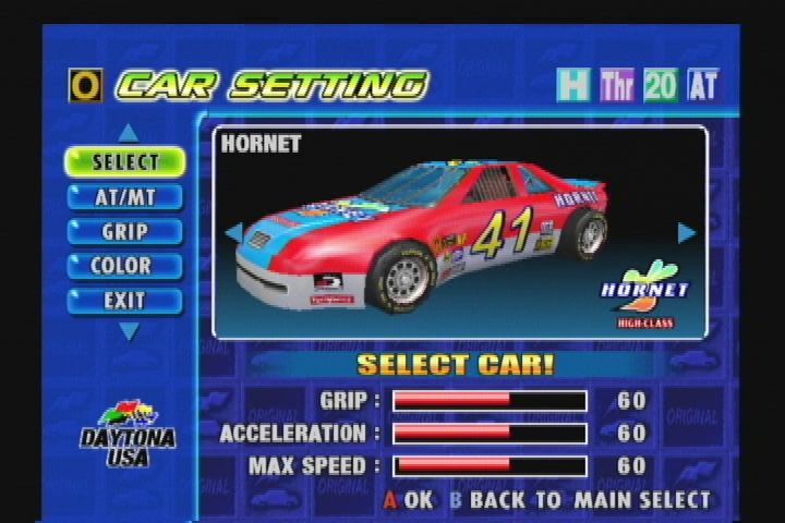 Daytona USA Screenshot (SEGA Dreamcast Press Kit 2000)