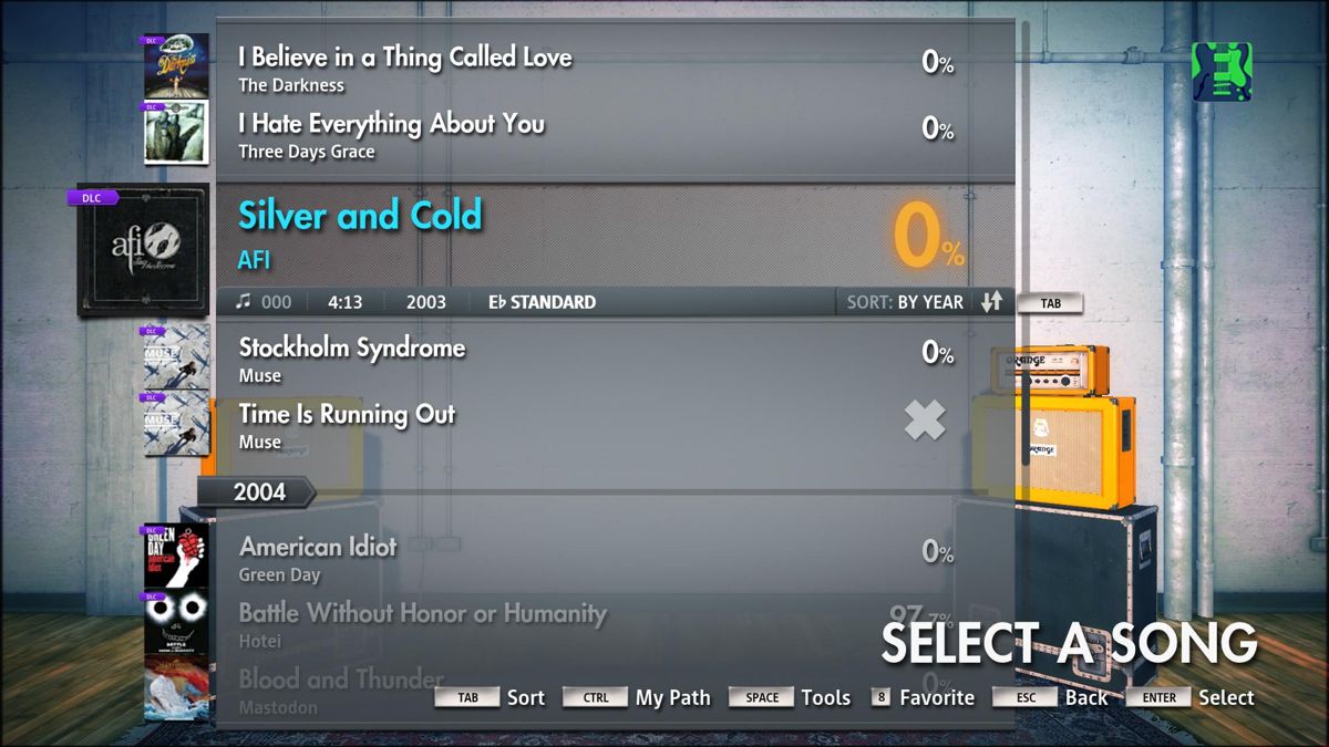 Rocksmith: All-new 2014 Edition - AFI: Silver and Cold Screenshot (Steam)
