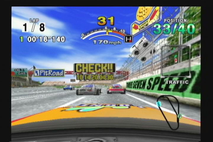 Daytona USA Screenshot (SEGA Dreamcast Press Kit 2000)