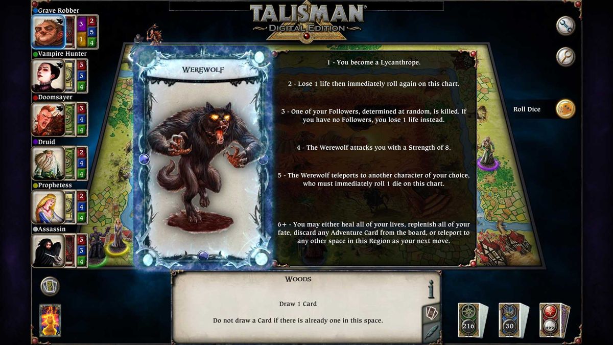 Talisman: Digital Edition - The Blood Moon Expansion Screenshot (Steam)