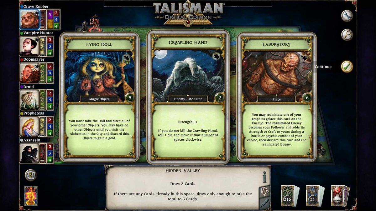 Talisman: Digital Edition - The Blood Moon Expansion Screenshot (Steam)