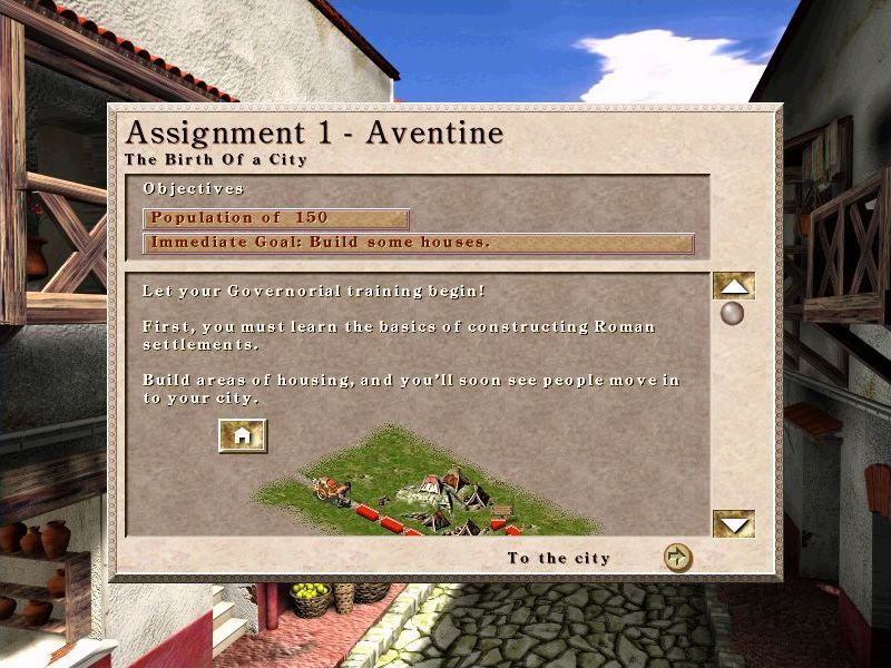 Caesar III Screenshot (PC KnowHow: Caesar III): The Caesar III Demo's mission objectives